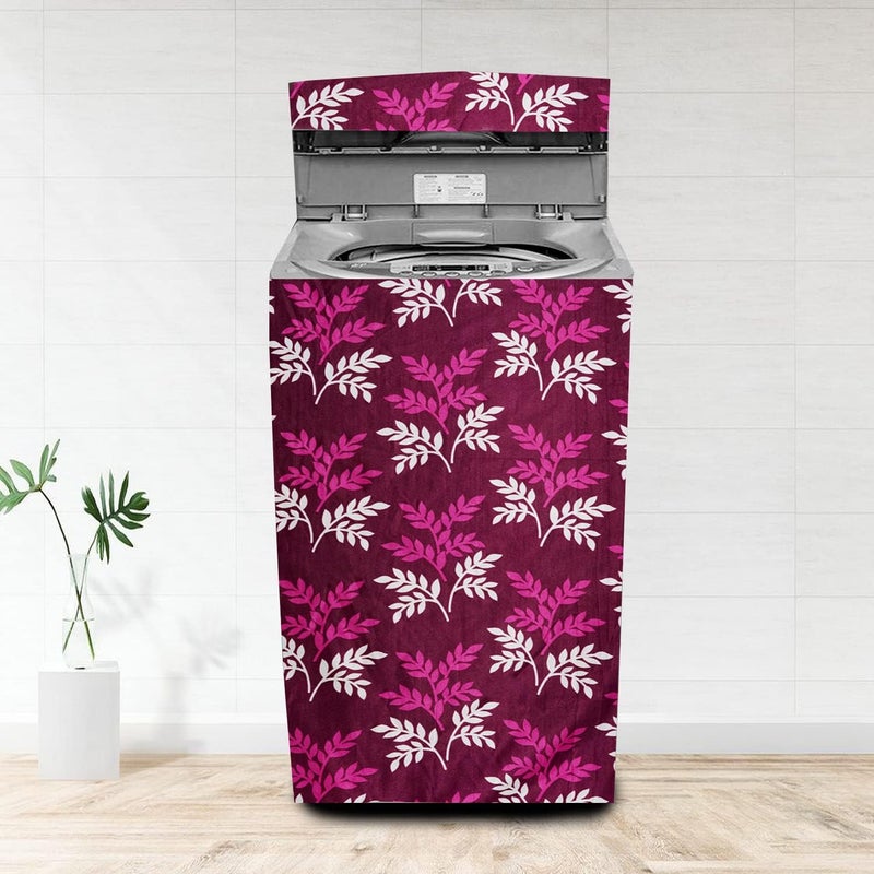 KANUSHI Industries® Washable & Dustproof Top Load Fully Automatic Washing Machine Cover (Suitable for 6 Kg, 6.5 kg, 7 kg, 7.5 kg) (Purple-Small-LEVS-TOP-Load-Fully) - Image 1