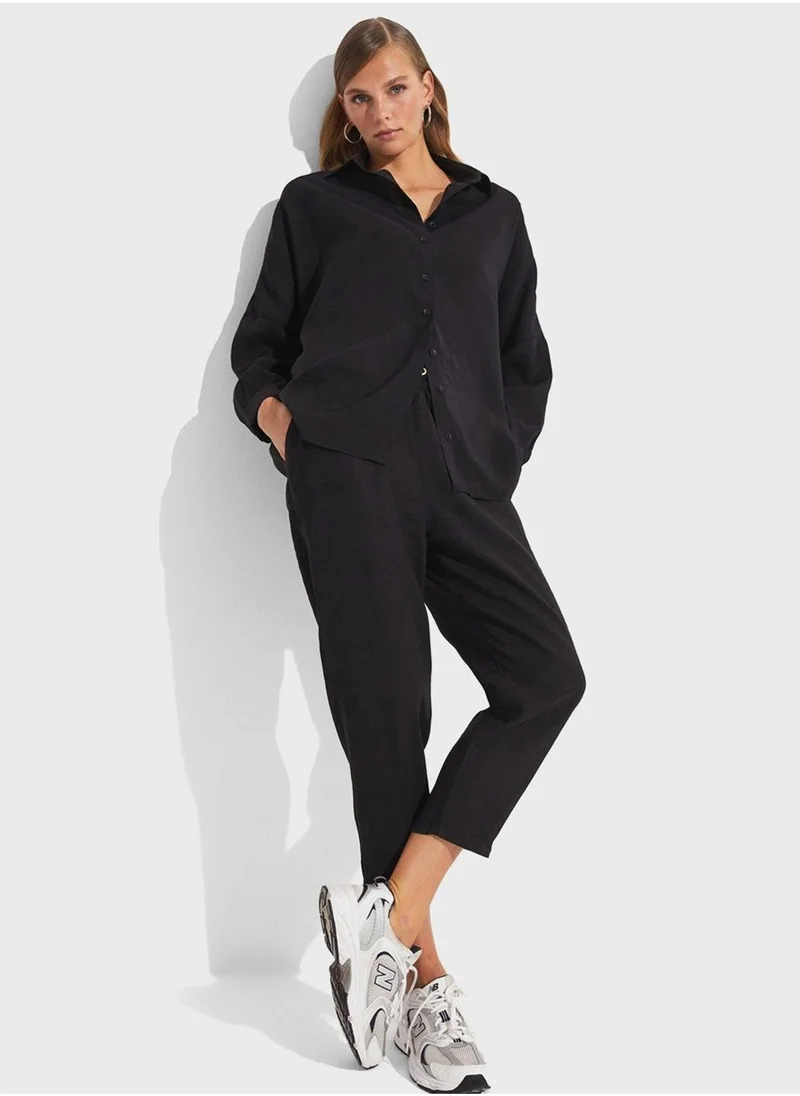 JUNE Button Down Shirt & Pants Set