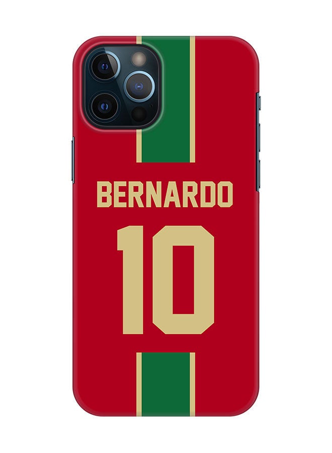 Stylizedd Slim Cover for Apple iPhone 12 Pro Max Case Snap Classic Series Mobile Cover Hard PC Shield Matte Finish Print -Portugal-Player-Bernardo - Image 1