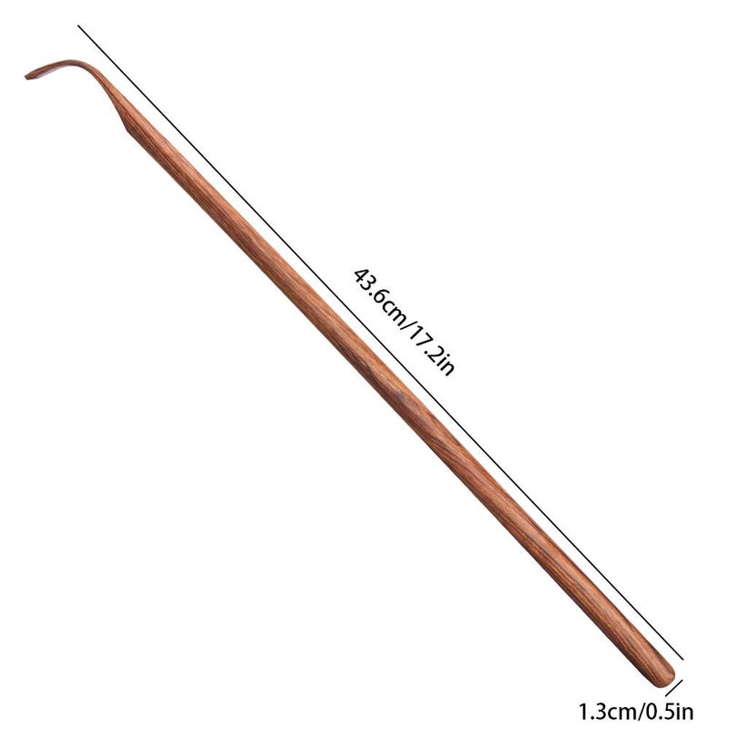 Tomorotec Back Scratcher, Thicken Extended Backscratchers for Women Men Adults, Wooden Back Scratcher Long Handle 17 inch - Image 3