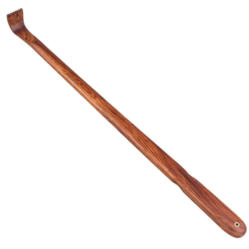 Tomorotec Back Scratcher, Thicken Extended Backscratchers for Women Men Adults, Wooden Back Scratcher Long Handle 17 inch - Image 1