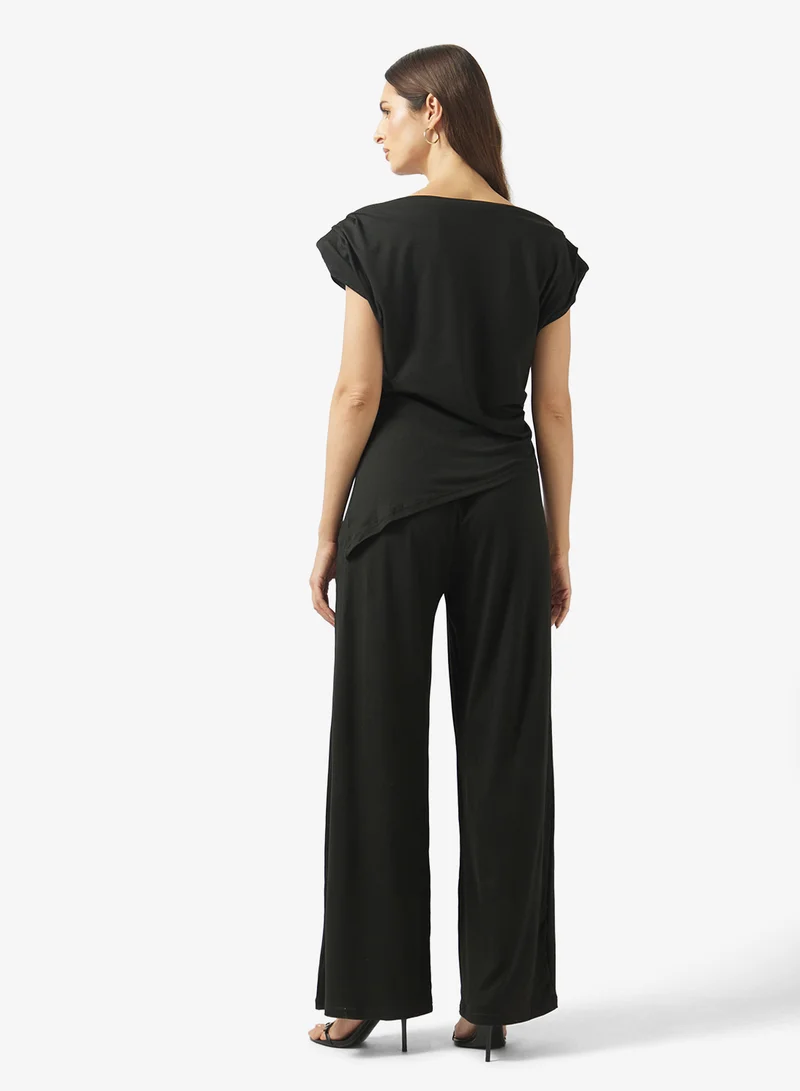 ELLA Asymmeric Neck Top & Pant Set