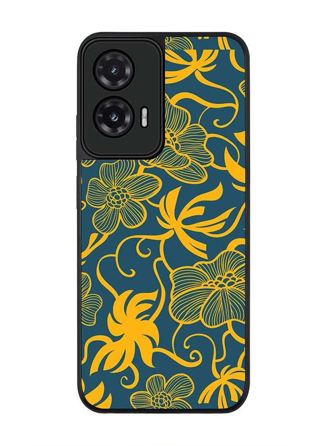 For Motorola Moto G35 Case,Slim fit Camera Protection, Shockproof Thin Phone cover  - Euro Pattern