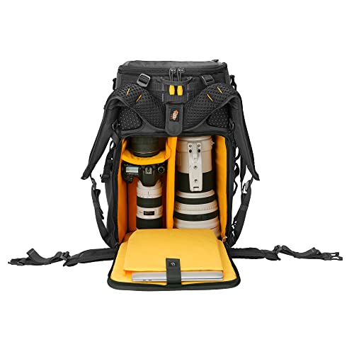 VANGUARD Alta Sky 68 Camera Backpack for pro DSLR/Mirrorless Camera with Grip Attached and 600mm/800mm lens - Image 4