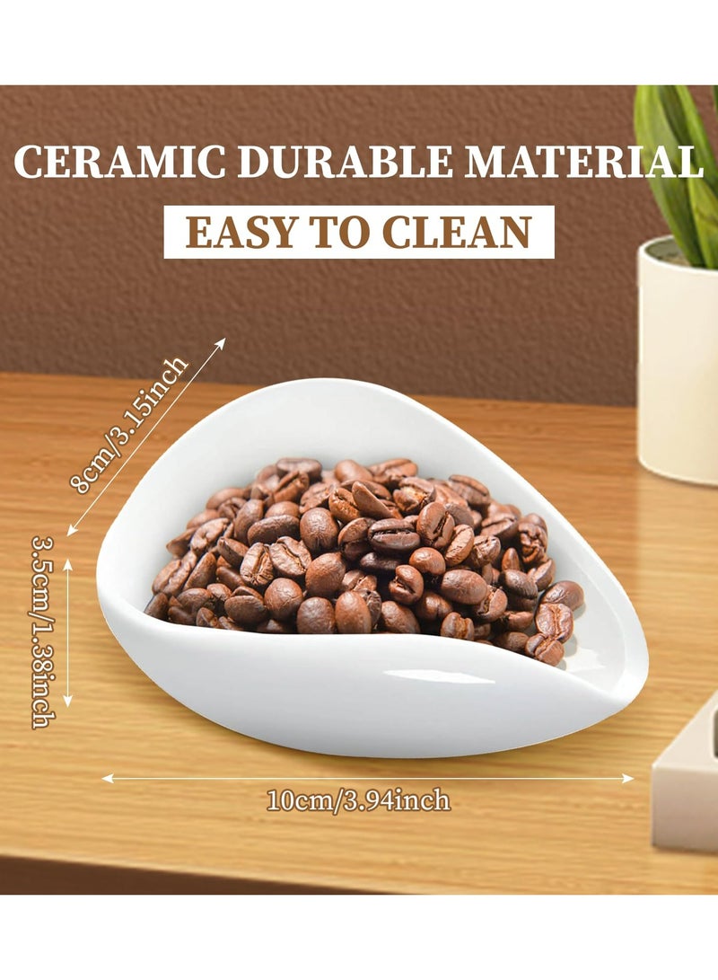 TLAXCA صينية وزن حبوب القهوة، صينية قهوة واحدة، وعاء تقديم الشاي بأوراق فضفاضة لحبوب القهوة للمطبخ وغرفة الطعام والمكتب والمنزل - Image 4
