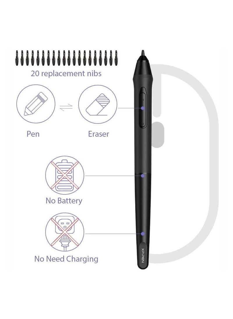 XP-PEN - G640S V2 Drawing Tablet Graphics Pen Tablet with Battery-Free Stylus 8192 Pressure 6x4 Inch Digital Tablet with 6 Customized Hot Keys for Chrome, Mac, Windows PC and Android - Image 1