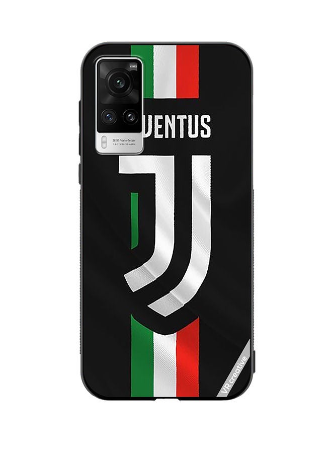 VR CREATIVE Protective Case Cover For Vivo X60 Pro Juventus Logo Design Multicolour - Image 1