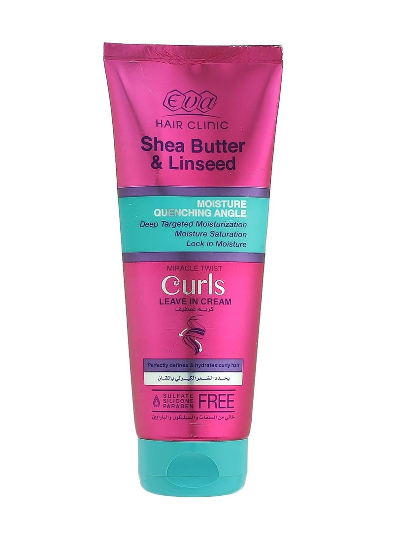 Eva Hair Clinic Curls Leave-In Cream Multicolour 200ml  - Image 1