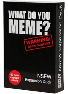 WHAT DO YOU MEME? Nsfw Expansion Pack By What Do You Meme? Designed To Be Added To What Do You Meme? Core Game  - Image 2