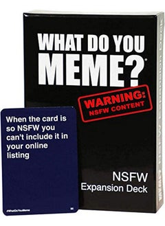 WHAT DO YOU MEME? Nsfw Expansion Pack By What Do You Meme? Designed To Be Added To What Do You Meme? Core Game  - Image 5