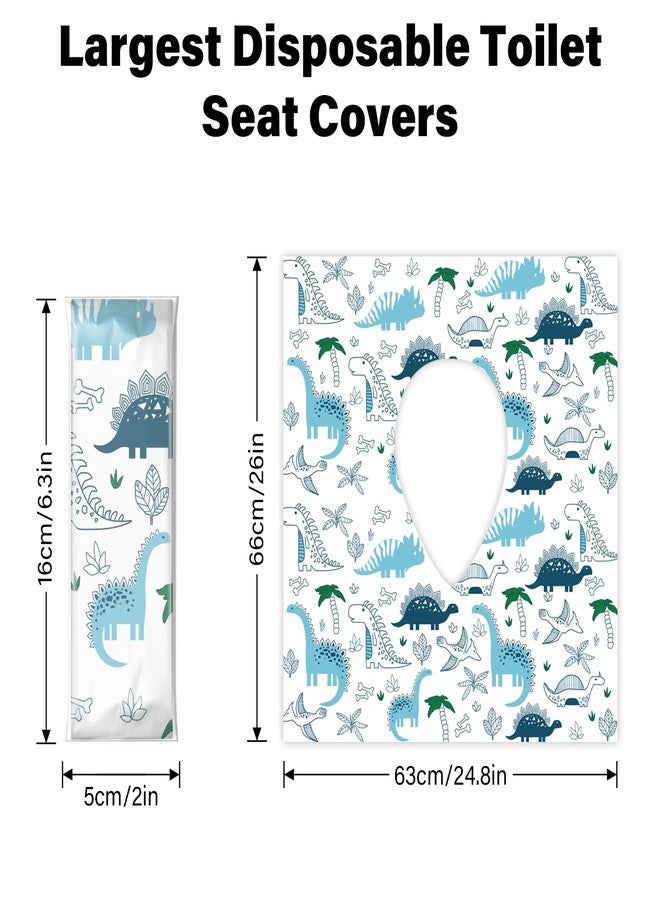 kimitimi 40 Pack Toilet Seat Covers Disposable for Kids Toddlers & Adults, Extra Large Waterproof Toilet Cover Individually Wrapped Travel Essential Portable Potty Training in Public Restrooms, Trip - KL & CH - Image 5