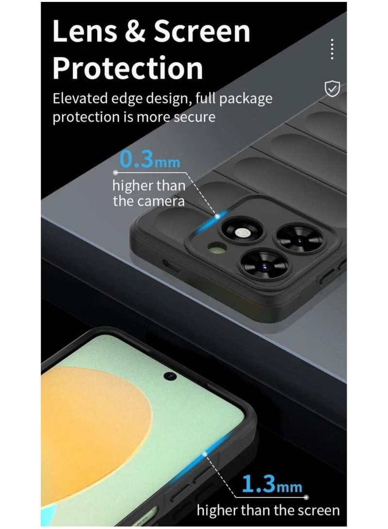 general Liquid Silicone Case Compatible with Tecno Spark Go 2024 with Camera Lens Protection, Anti-Scratch Soft Microfiber Lining, Rubber Full Body Shockproof Cover - Image 4