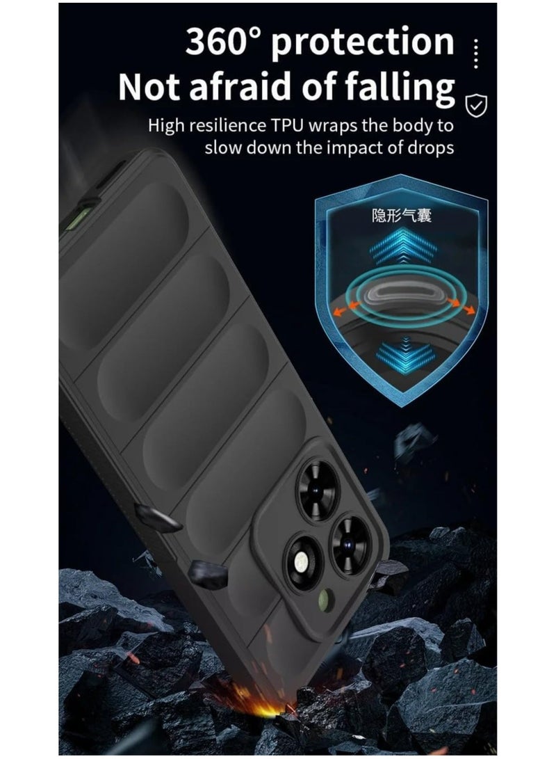 general Liquid Silicone Case Compatible with Tecno Spark Go 2024 with Camera Lens Protection, Anti-Scratch Soft Microfiber Lining, Rubber Full Body Shockproof Cover - Image 3