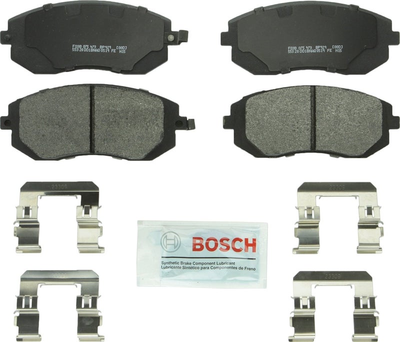 BOSCH BP929 QuietCast Premium Semi-Metallic Disc Brake Pad Set - Compatible with Select Saab 9-2X; Subaru Baja, Forester, Impreza, Legacy, Outback, WRX; FRONT - Image 3