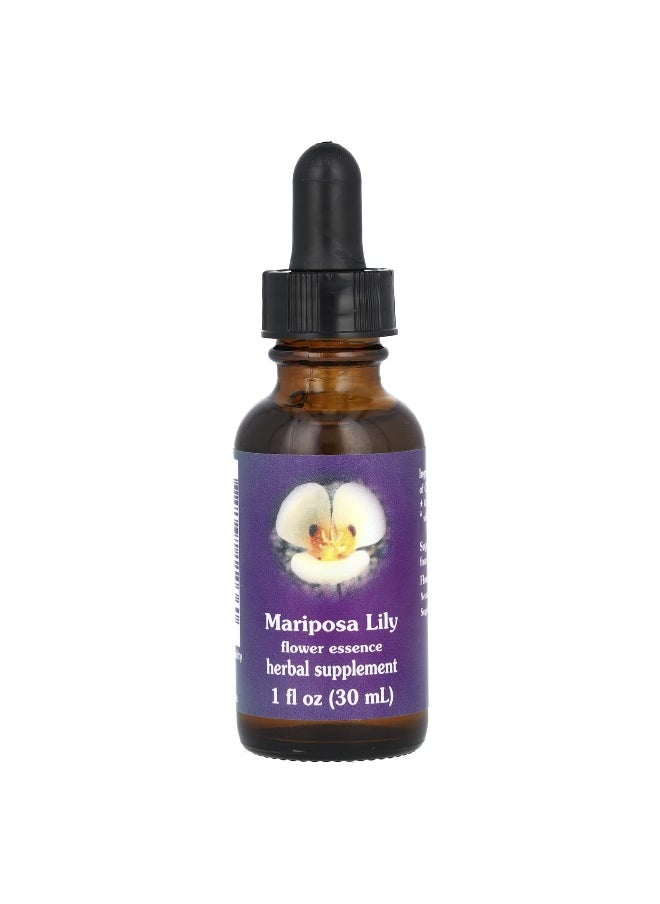 Flower Essence Services Flower Essence Services, Mariposa Lily, Flower Essence, 1 fl oz (30 ml)  - Image 1