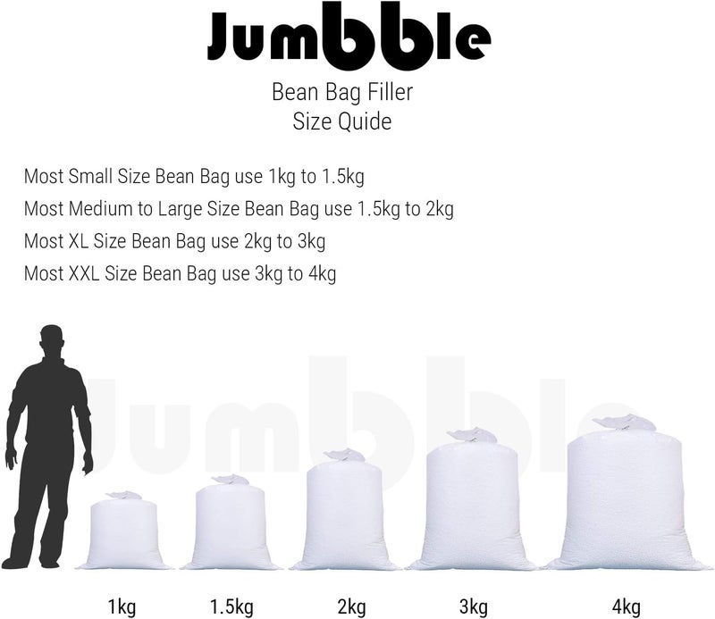Jumbble Polystyrene Beads - 2kg Bean Bag Filling - Image 5