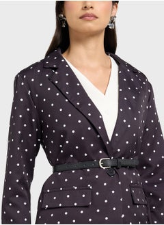 ELLA Polka Print Blazer  - Image 3