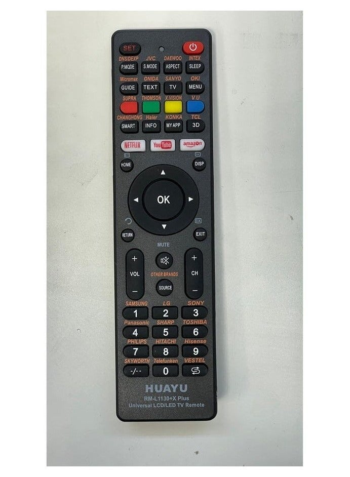 Huayu Universal rm-L1130 Remote Control Fits For All Brand Lcd Led Hd Smart Tv Sub Samsung Vizio Lg Sony Sharp Panasonic Toshiba  - Image 2