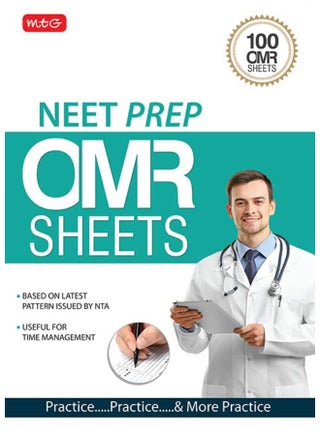 MTG NEET OMR Sheets For Practice and Time Management - 100 OMR Sheets to Attempt Question upto 200 MCQ's, Based on NEET Latest Pattern 2023 - pzsku/Z5C924A9A2FF7AD3EF46AZ/45/_/1724845436/2f7213ed-d8f9-4af8-96bd-7351c46d68aa