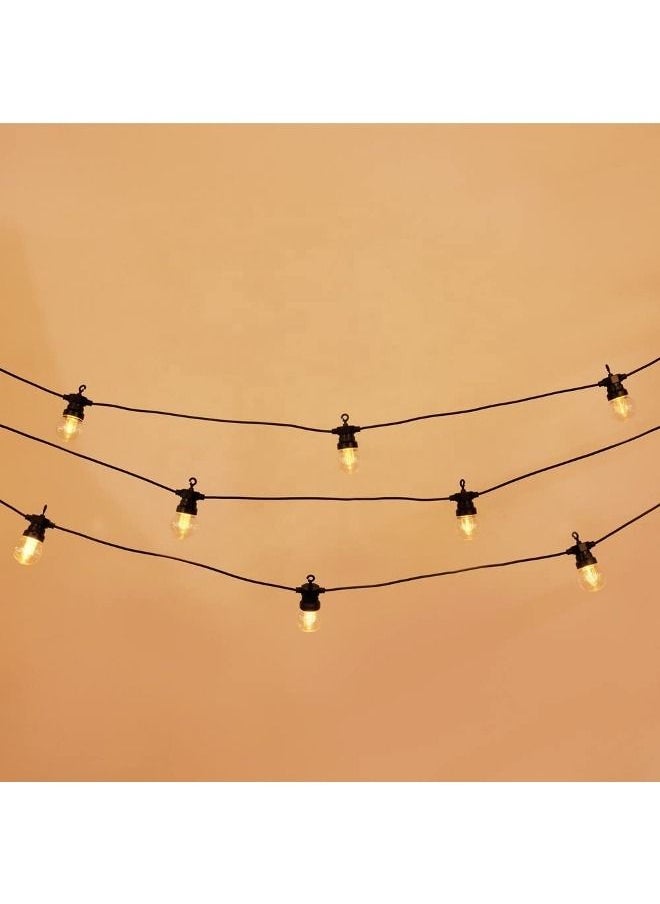 Cordova Waterproof Fairy Garden Warm LED Globe G50 Solar Festoon String Light with Bulb  - Image 4