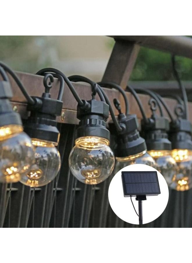 Cordova Waterproof Fairy Garden Warm LED Globe G50 Solar Festoon String Light with Bulb  - Image 5