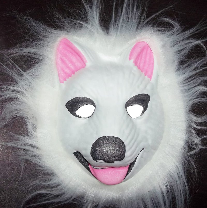Avirons Dog Face Mask|Animal Face Mask for Kids & Adults|Holi Party Mask|School Fancy Dress Mask|Mask for Birthday Theme Party|Bachelor Party|Kids Plays Mask|Mask For Return gifts (Rubber Form Mask) - Image 1