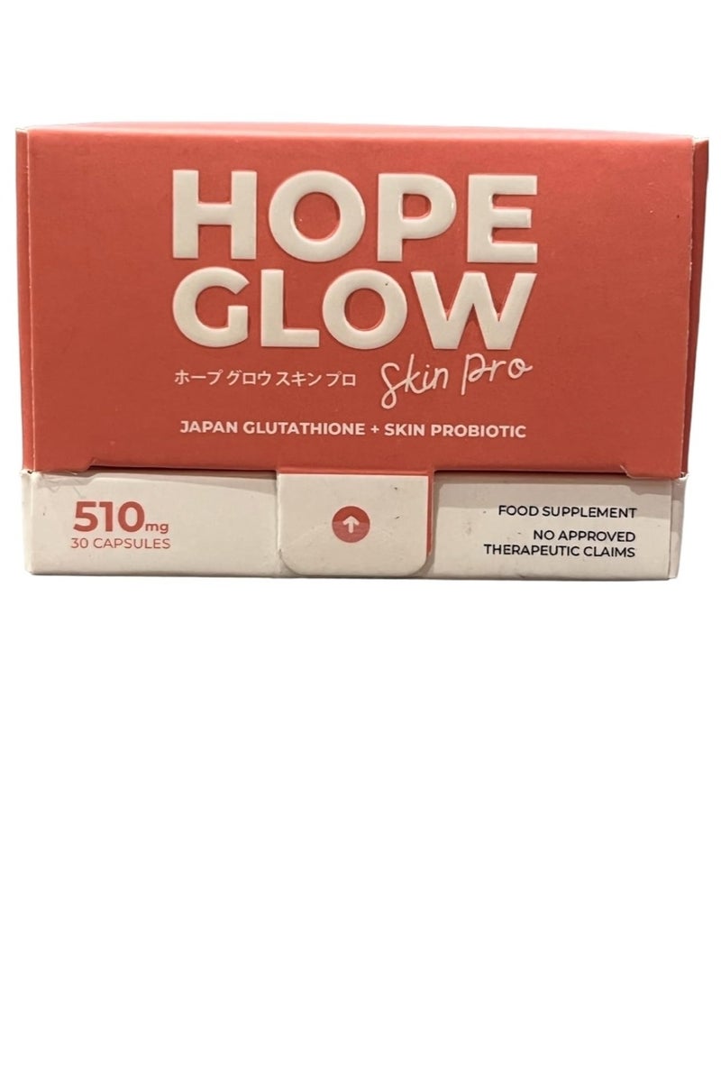 LUNA AURA HOPE GLOW Light SKIN  Pro JAPAN GLUTATHION+SKIN PROBIOTIC)510MG30CAP - Image 2