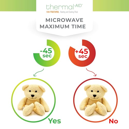 Thermal-Aid Zoo Animals - Honey The Yellow Bear - Heatable Therapeutic Stuffed Animals for Kids - Hot & Cold Therapy - Ice Pack & Heating Pack - Image 4
