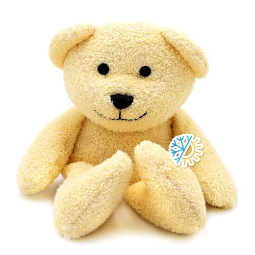 Thermal-Aid Zoo Animals - Honey The Yellow Bear - Heatable Therapeutic Stuffed Animals for Kids - Hot & Cold Therapy - Ice Pack & Heating Pack - Image 1
