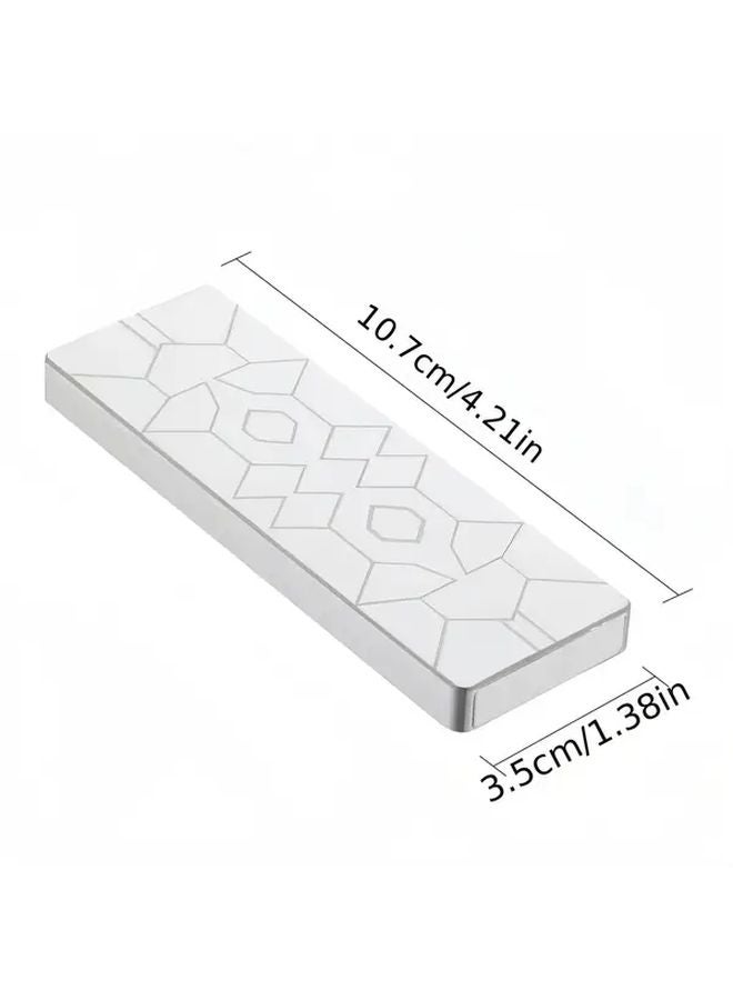 Silvery NVME M 2 SSD Hard Drive Enclosure Portable High Speed Storage USB 3 1 Type C - Image 3