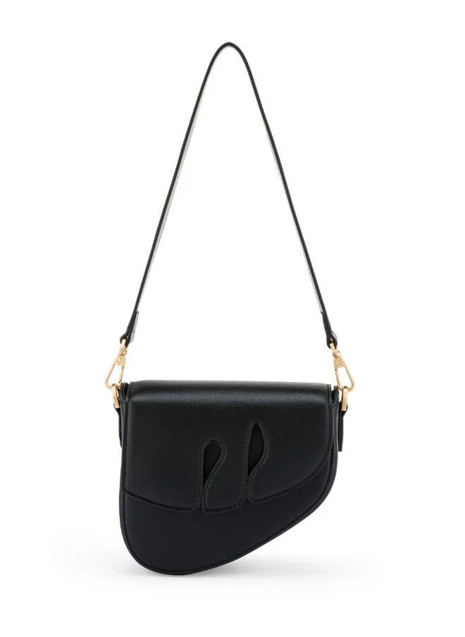 Veganologie Pebble Bag in Black Made From 1 Bamboo Stem