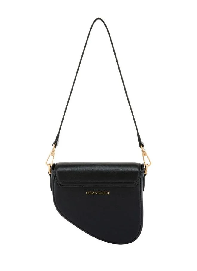 Veganologie Pebble Bag in Black Made From 1 Bamboo Stem