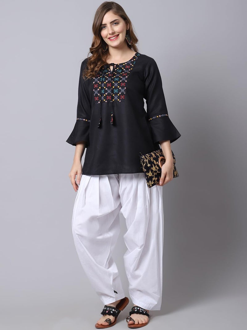 Pistaa's Pistaa Milky White full cotton patiala salwar - Image 5