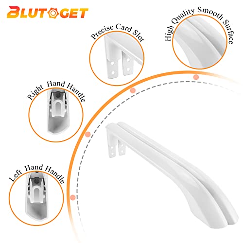 Blutoget FFTR1814QW4A 5304486359 5304506469 Refrigerator Door Handle 2 Pack 242059501 242059504 Fit for Frigidaire Refrigerator Door Handle FFTR1814QW4A FFTR1814QW3 FFTR1821QW0 - Image 2
