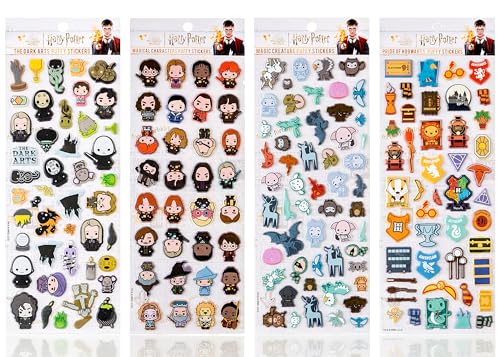 Conquest Journals Harry Potter Puffy Sticker Collection Chibi - Image 1