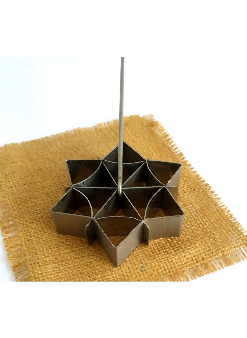 Nar Kalıp Narkalıp Iron Dessert Mold Star Flower Model  - Image 1