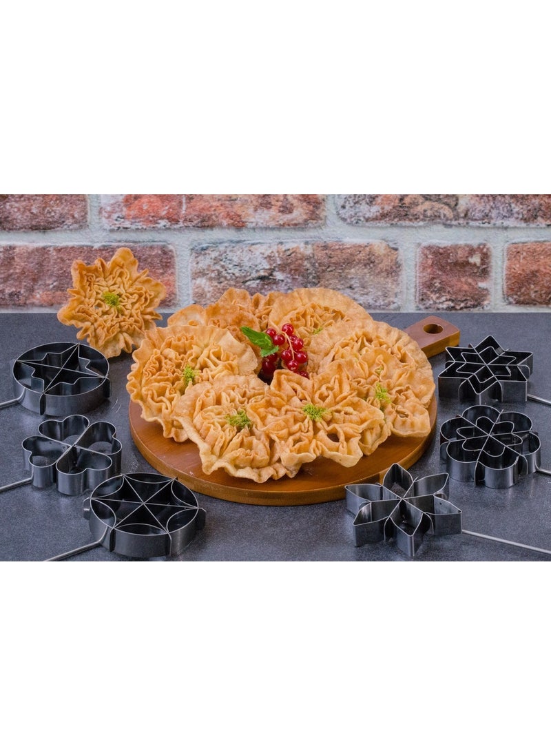 Nar Kalıp Narkalıp Iron Dessert Mold Star Flower Model  - Image 3