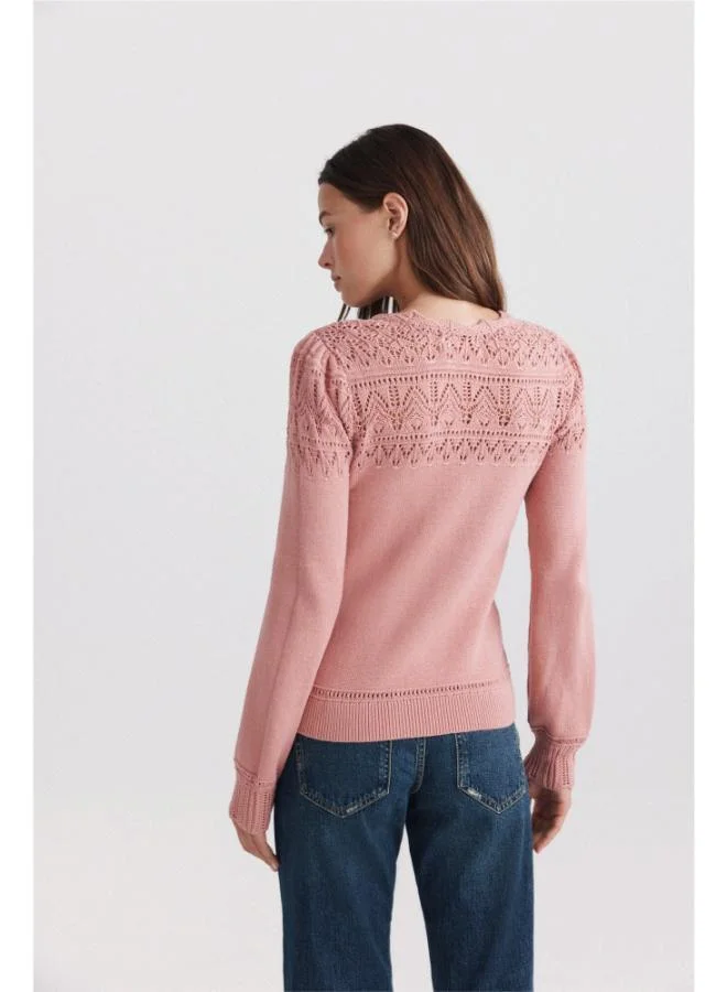 Springfield  Knit border print jumper for Women | Best Price UAE