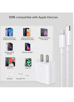 ELTRAZONE 20W PD Charger for iPhone Original 20W PD Fast Type C Wall Charger with Charging Compatible Compatible with iPhone13/13 Mini Pro Max/12 Pro Max/12 Mini/11 Pro Max/Xs Max/XR/X/8Plus,iPad  - Image 3