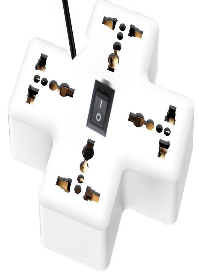 Brillar 4 Socket Extension Board with Switch, Adaptor Switch Board 4 Sockets & 4+1 Model Electrical Extension Cord Power Socket for Computer with 4 Meter Wire 4 Socket Surge Protector - Image 4