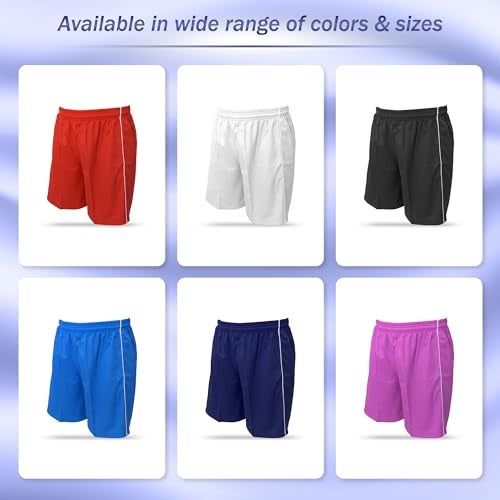 Vizari Adult Dynamo Soccer Shorts, Navy, Medium - Image 5