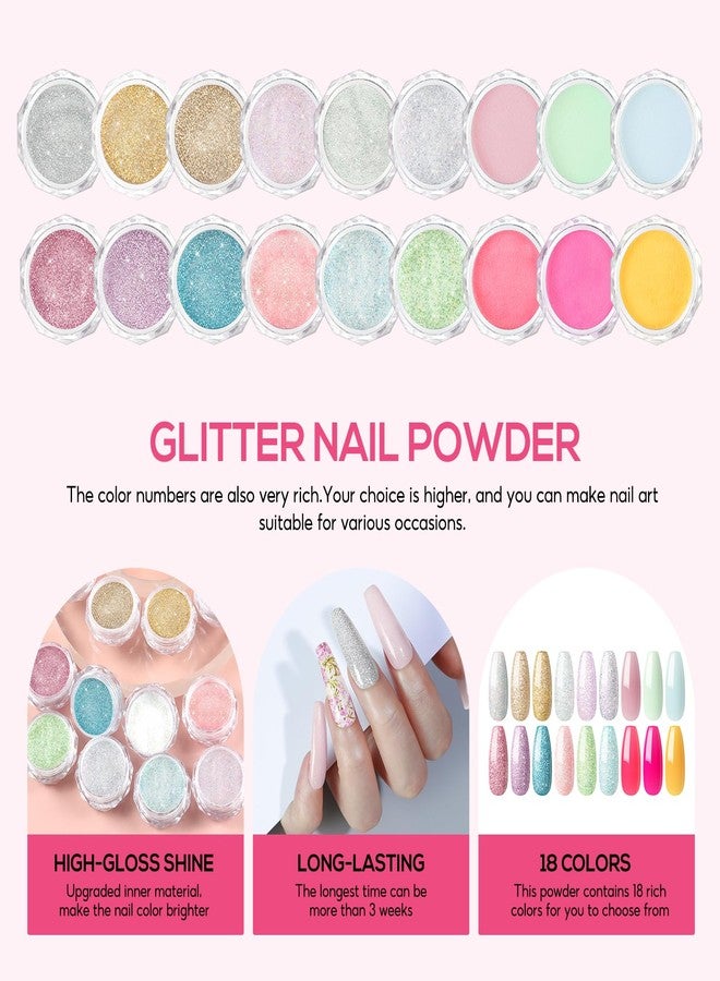 COSCELIA Acrylic Nail Kit for Beginners with Everything Nails Kit Acrylic Set Glitter Decoration Powder Rhinestones Professional Manicure Set at Home Gifts for Women - Image 5