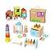 OOOK Montessori Toys for 1 Year Old 7 in 1 Learning Educational Kit with Sensory BinNesting Box 3 in 1 Educational BoxPounding Bench and Baby Stacking Cups - Image 3