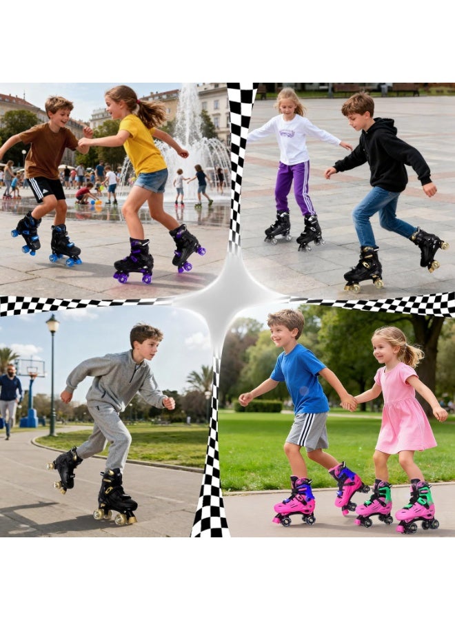 Nattork Adjustable Roller Skates for Kids Boys Girls Teen Youth Age 4-16 Cool Racing Car Indoor Outdoor Gift Idea for Birthdays - Image 4