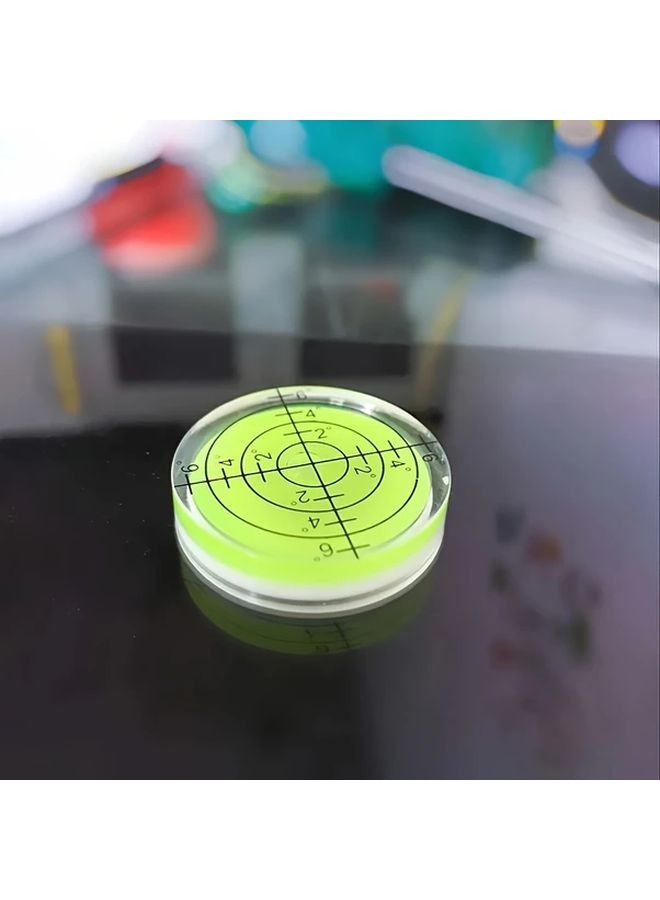 6pcs Round Bubble Spirit Level With Degree Marks For Leveling Turntable Tripod Camera - Image 4