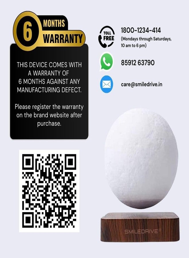 SMILEDRIVE® Floating Moon Lamp with Magnetic Levitation - Eco-Friendly Design, Wireless Touch-Control LED Lights, Colors Changing - Image 4