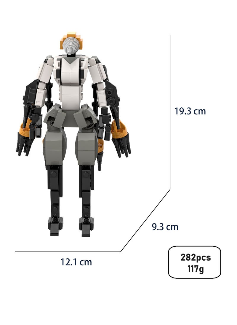 General Skibidi Toilet Man Toy Building Blocks 282Pcs Female Electric Driller Toy Ideas Toys Battle Horror Game Model Ideas Toys Gifts for Adult & Kids  - Image 1