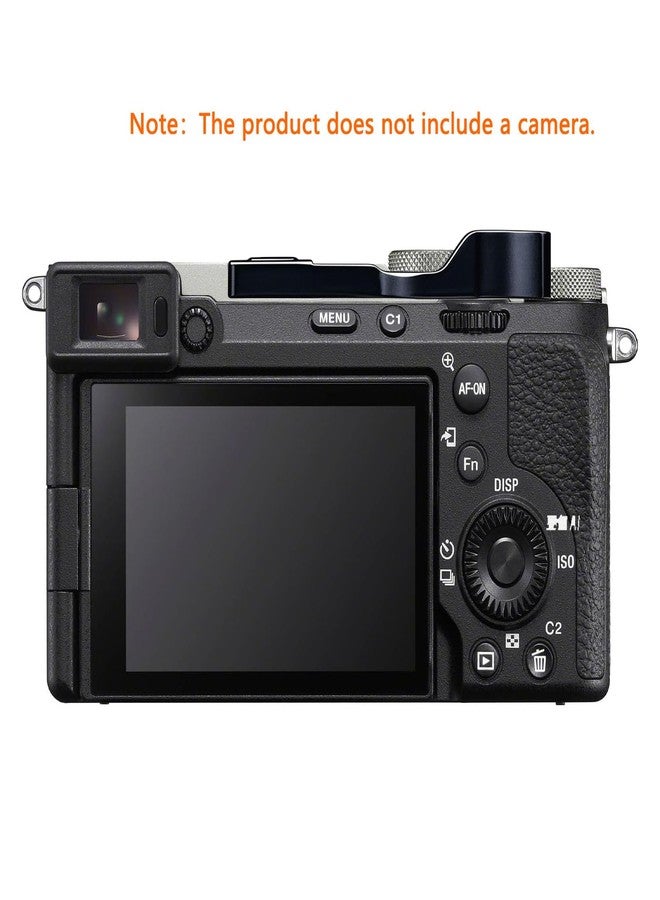 Bitubol A7CII A7CR Metal Thumb Up Grip for Sony A7C II A7C R A7C2 Digital Camera Hot Shoe Thumb Hand Grip with Camera Shutter Button Accessories (Black) - Image 3