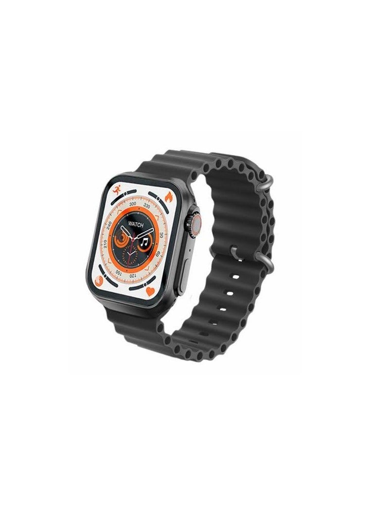 X9 Ultra AMLOD smart watch  Black color - Image 4