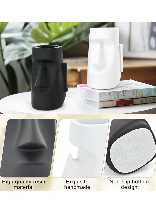 حامل نظارات وحامل أقلام متعدد الوظائف مصنوع يدويًا ومنظم للمكتب والديكور المنزلي ومزهرية إبداعية وتخزين فرش المكياج - Image 5